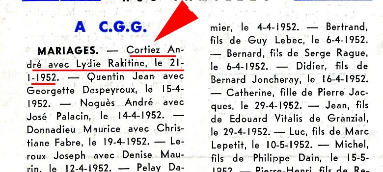 Bulletin Pros N° 12 1952 la revue PROS No 12 de juillet 1952 par François Lévy La CGG était au 42 rue Saint Dominique Paris 7° à cette époque. ${