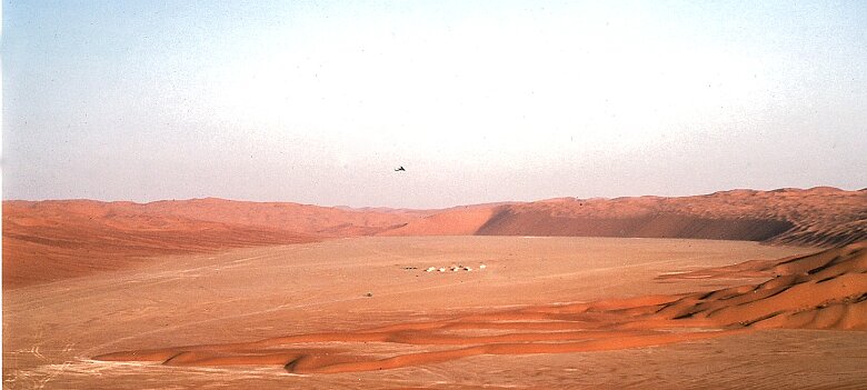 1985-1986 Arabie Saoudite par Philippe L'Haridon Mission 2013317 Arabie Saoudite, dans le Rub' al Khali 1985-1986 © Philippe L'HARIDON