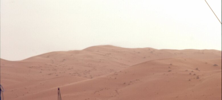 1987: Arabie Saoudite par Gérard Gadaud Mission 2013317 Arabie Saoudite, dans le Rub' al Khali en mars 1987 février 1987 © Gérard Gadaud