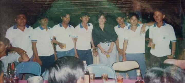 1989: Thaïlande par Gérard Gadaud 1989, 1ère mission vibro CGG en Thaïlande; L'équipe IVM ${