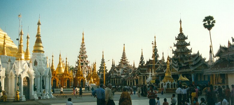 Gazoduc Myanmar Total - 1 - yangon Pagode Shwedagon - ${label} ${