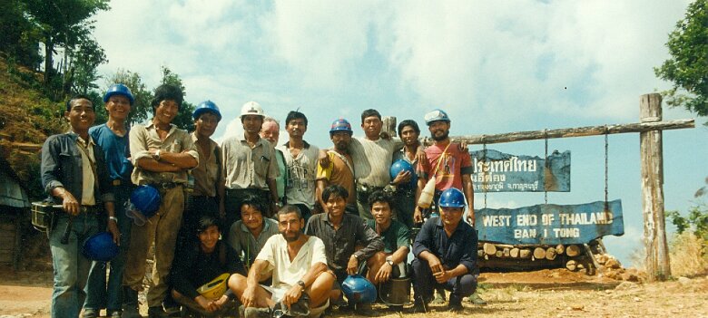 Gazoduc Myanmar Total - 10 - Ban i tong frontiere Birmano - Thailandaise - ${label} ${