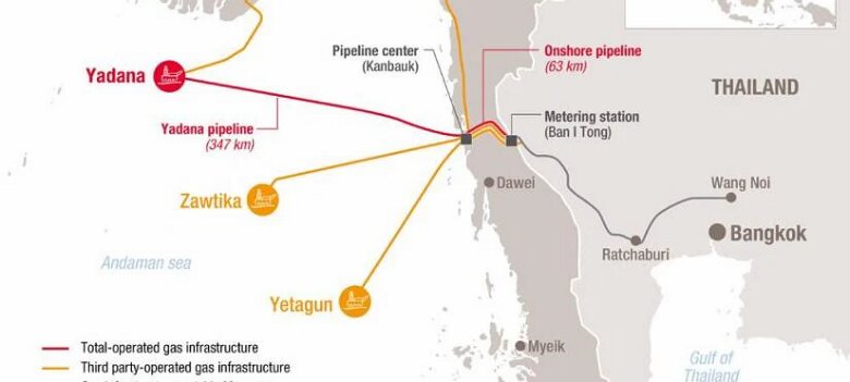Gazoduc Myanmar Total - 2 - Kanbauk - ${label} ${