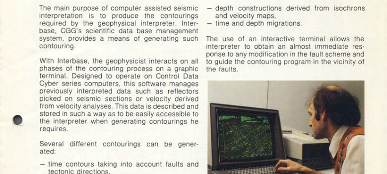 Mai 1982 - TS 4-402 Interbase Contribution Denis BLANC © CGG